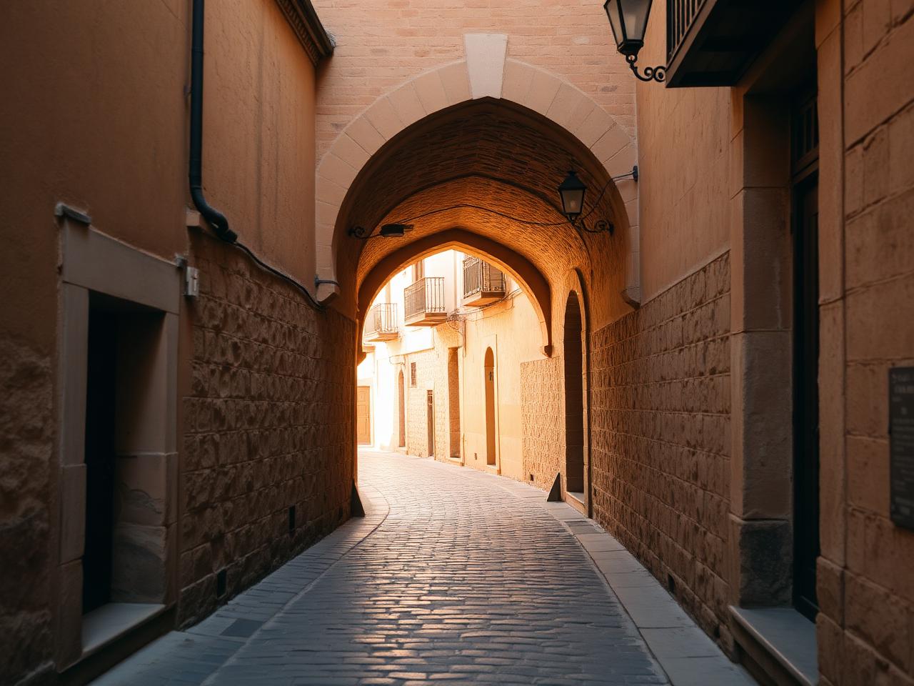 Steinerner Torbogen in der Altstadt von Rhodos